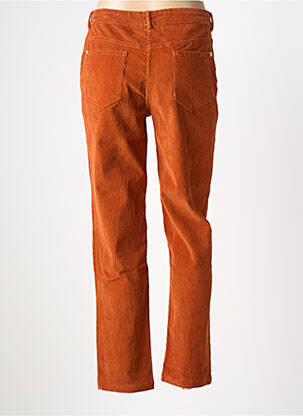 Pantalon drept elasticitate mărime normală portocalie AGATHE & LOUISE femeie