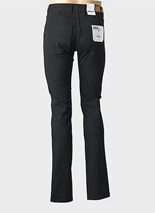 Pantalon slim țesătură poplin mărime normală negru EMYLE femeie