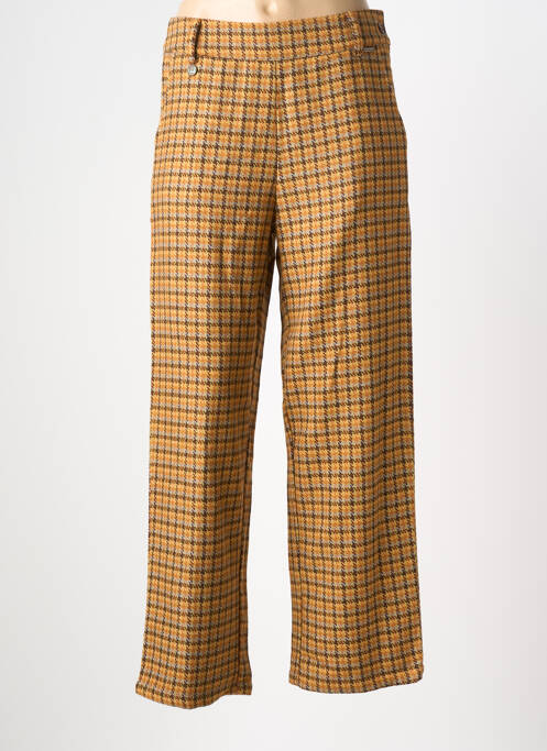 Pantalon larg închidere cu fermoar lateral mărime normală portocaliu AGATHE & LOUISE femme