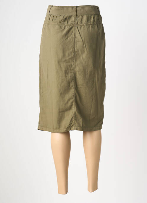 Fustă midi croială dreaptă verde AGATHE & LOUISE femme