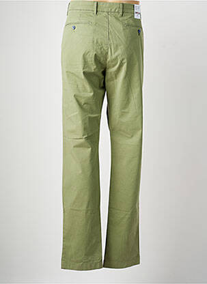 Pantalon chino țesătură poplin mărime normală verde EMYLE bărbat
