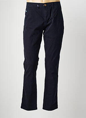 Pantalon chino țesătură poplin mărime normală albastru BENSON & CHERRY bărbat