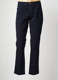 Pantalon chino țesătură poplin mărime normală albastru BENSON & CHERRY homme