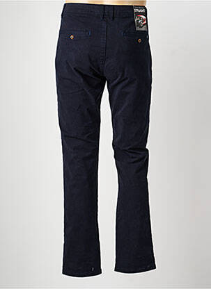 Pantalon chino țesătură poplin mărime normală albastru BENSON & CHERRY bărbat