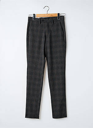 Pantalon chino țesătură melanj mărime normală gri JACK & JONES bărbat