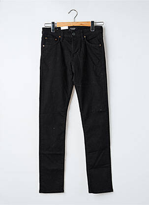 Blugi cu croială slim închidere cu fermoar sub clapetă cu nasturi negru JACK & JONES bărbat
