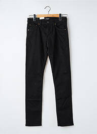 Blugi cu croială slim închidere cu fermoar sub clapetă cu nasturi negru JACK & JONES homme