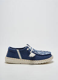 Adidași închidere elastică toc plat până la 3 cm albastru HEY DUDE femme
