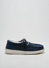 Adidași închidere elastică toc plat până la 3 cm albastru HEY DUDE femme