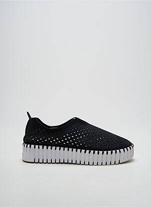 Mocasini vârf rotund toc de 4 la 6 cm negru ILSE JACOBSEN femeie