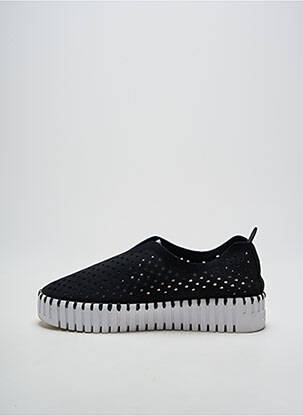 Mocasini vârf rotund toc de 4 la 6 cm negru ILSE JACOBSEN femeie