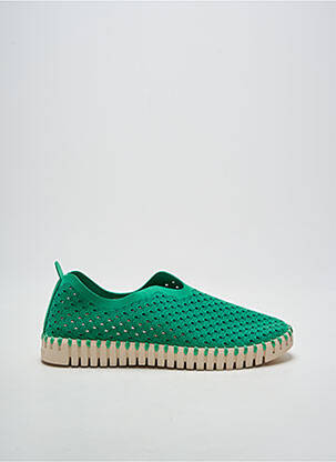 Mocasini vârf rotund toc de 4 la 6 cm verde ILSE JACOBSEN femeie