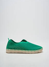 Mocasini vârf rotund toc de 4 la 6 cm verde ILSE JACOBSEN femme