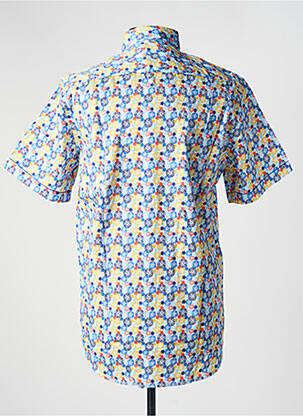 Cămașă cu mâneci scurte imprimeu fantezie albastru DARIO BELTRAN bărbat