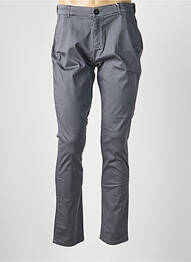 Pantalon chino țesătură poplin mărime normală gri TBS femeie