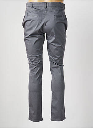 Pantalon chino țesătură poplin mărime normală gri TBS femeie
