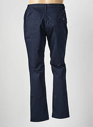 Pantalon slim talie elastică mărime normală albastru TBS femeie