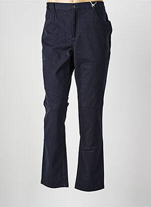 Pantalon slim talie elastică mărime normală albastru TBS femeie