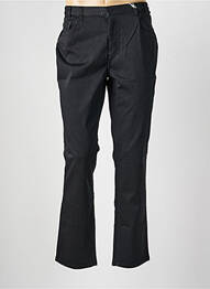 Pantalon slim talie elastică mărime normală negru TBS femeie