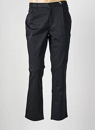 Pantalon slim talie elastică mărime normală negru TBS femeie