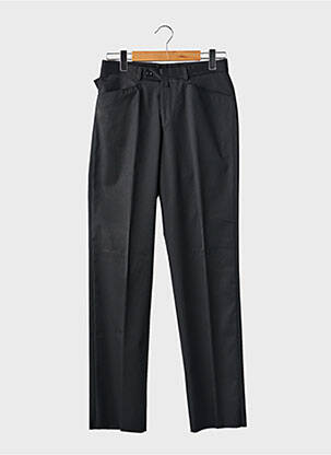 Pantalon drept țesătură crep talie înaltă negru GIANNI MARCO femeie