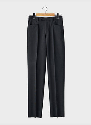 Pantalon drept talie cu cleme talie înaltă negru GIANNI MARCO femeie
