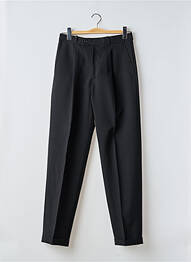 Pantalon drept talie cu cleme talie înaltă negru KOZOM bărbat