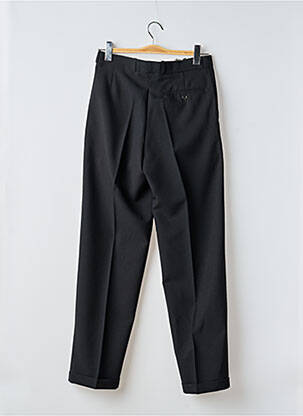 Pantalon drept talie cu cleme talie înaltă negru KOZOM bărbat
