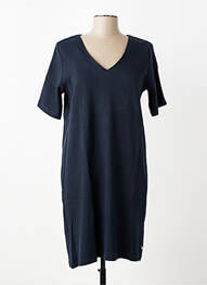 Rochie midi mâneci scurte mâneci scurte albastru TBS femeie