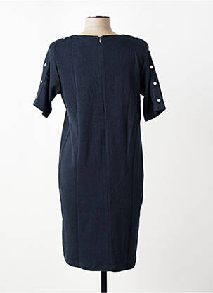 Rochie midi mâneci scurte mâneci scurte albastru TBS femeie