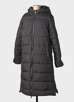 Geacă matlasată buzunare cu glugă negru INDI & COLD femeie