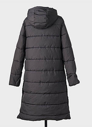 Geacă matlasată buzunare cu glugă negru INDI & COLD femeie