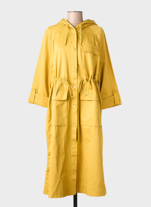 Parka mâneci lungi cu glugă galben ZILCH femme