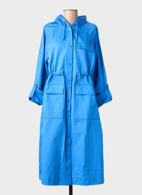 Parka mâneci lungi cu glugă albastru ZILCH femme