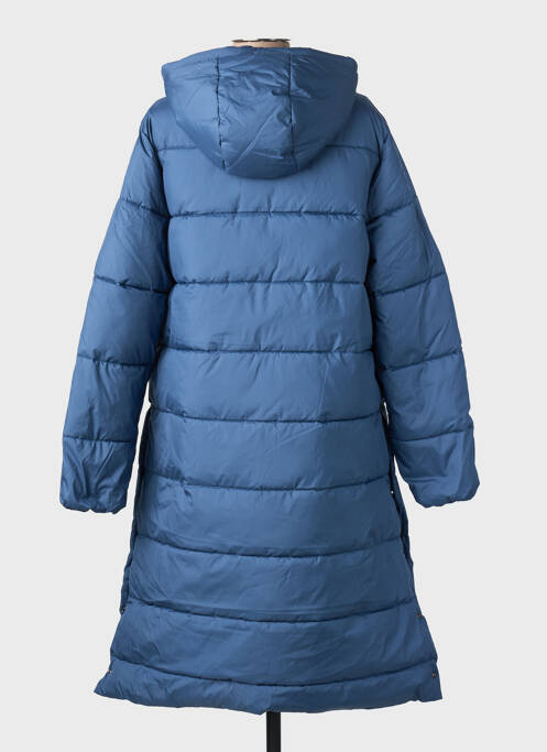 Geacă matlasată buzunare cu glugă albastru INDI & COLD femme