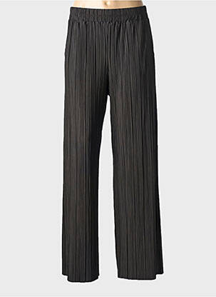 Pantalon drept talie elastică negru YAYA femeie