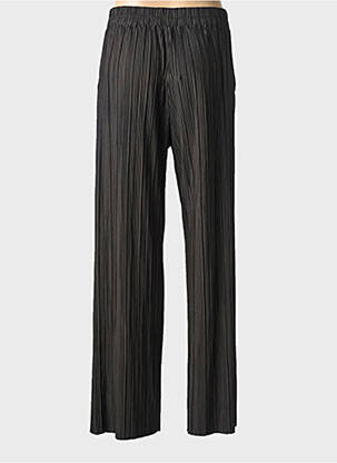Pantalon drept talie elastică negru YAYA femeie