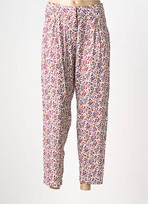 Pantalon 7/8 talie elastică violet INDI & COLD femeie