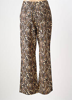 Pantalon drept talie elastică bej MKT STUDIO femeie