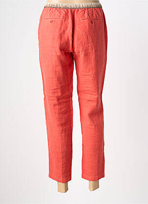 Pantalon 7/8 talie elastică portocalie HARTFORD femeie