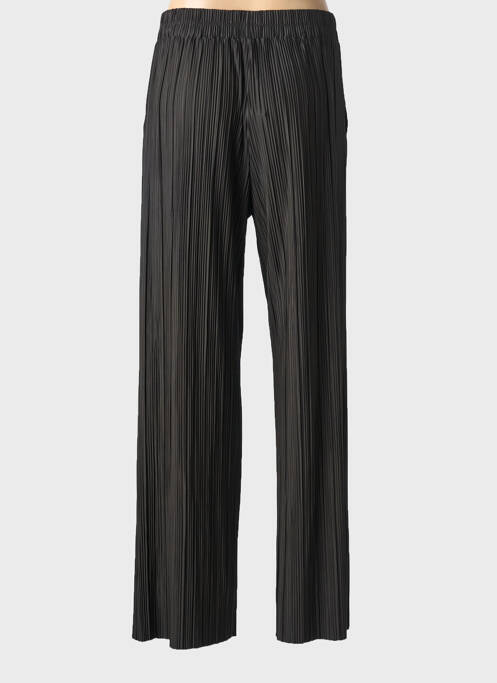 Pantalon drept talie elastică negru YAYA femme