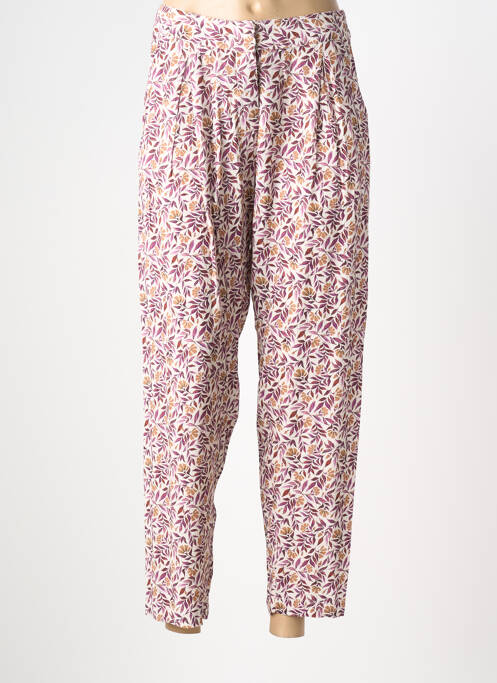 Pantalon 7/8 talie elastică violet INDI & COLD femme