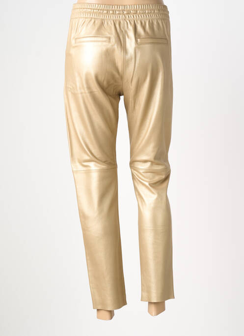 Pantalon slim talie elastică auriu OAKWOOD femme