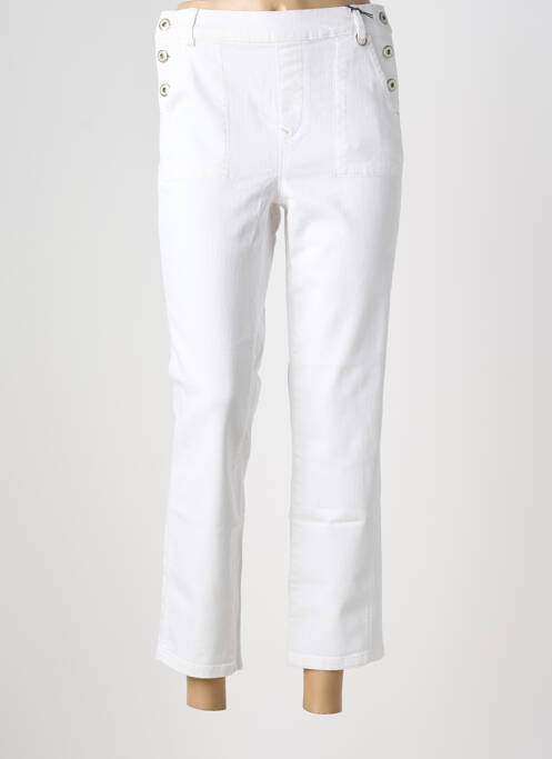 Pantalon 7/8 buzunare alb FREEMAN T.PORTER femme