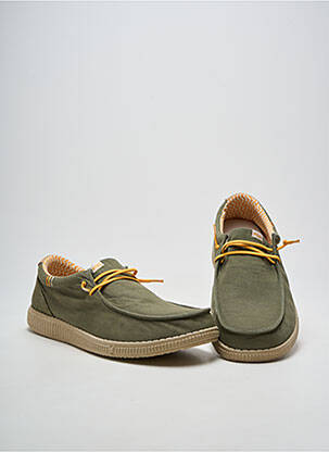 Adidași închidere elastică vârf rotund verde PITAS homme