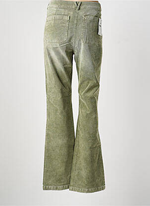 Pantalon drept elasticitate mărime normală verde FIVE femeie
