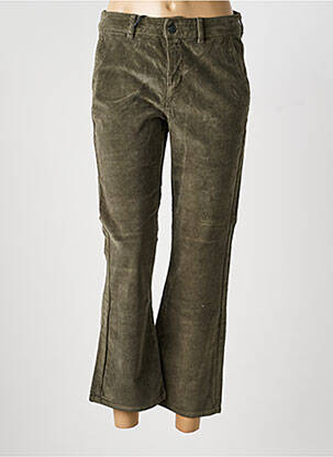 Pantalon 7/8 elasticitate mărime normală verde HAPPY femeie