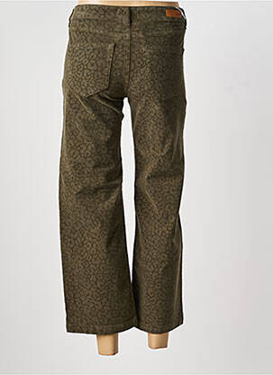 Pantalon 7/8 elasticitate mărime normală verde HAPPY femeie