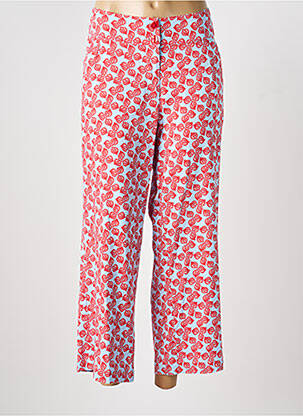 Pantalon 7/8 țesătură poplin mărime normală roșu ZILCH femeie