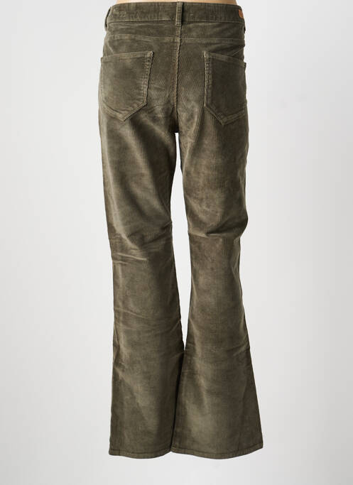 Pantalon evazat elasticitate mărime normală verde HAPPY femme